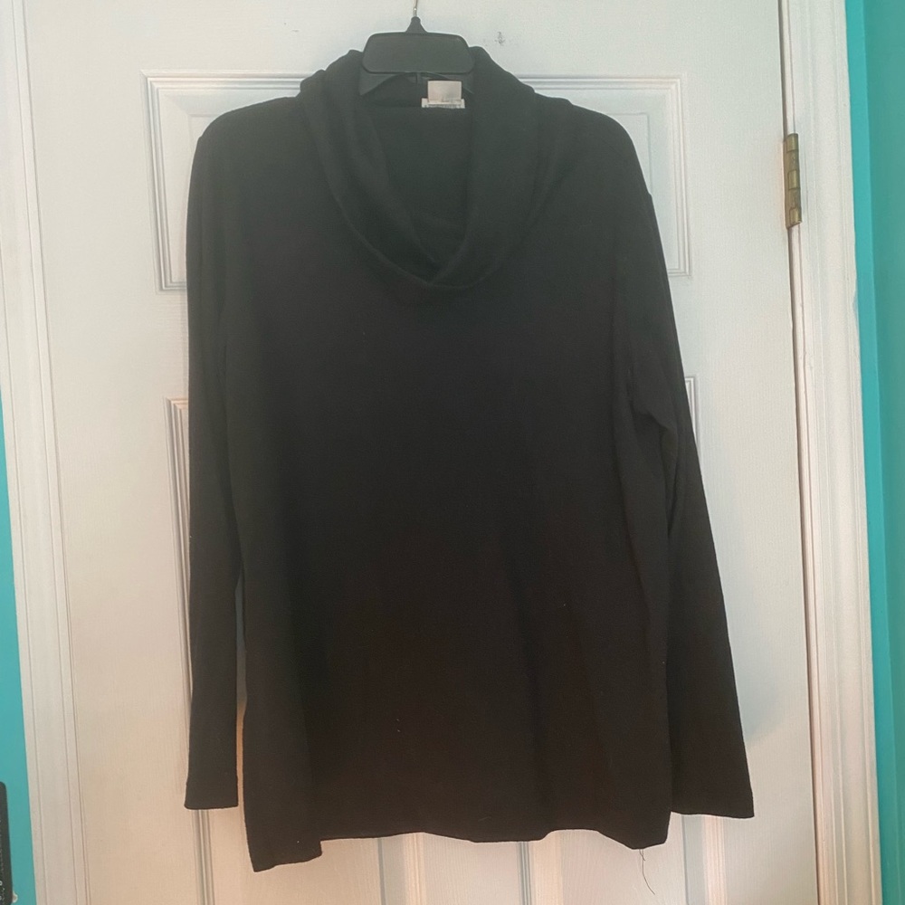 Women’s Black Van Heusen cowl neck sweater